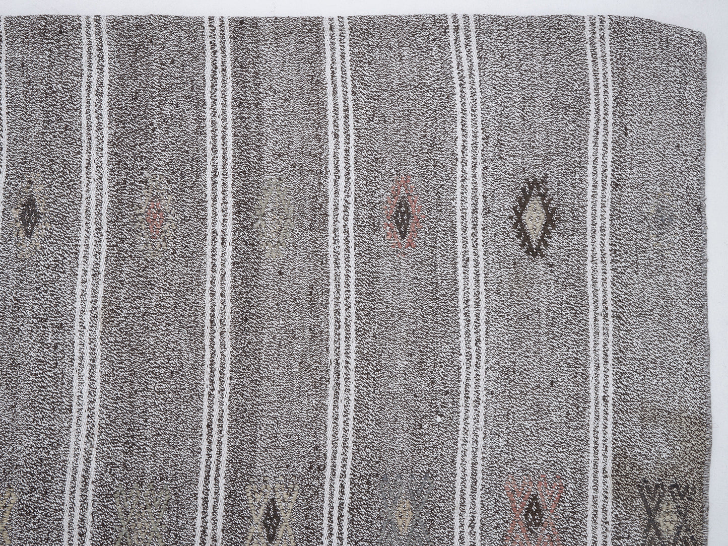 Vintage Kilim Rug, Turkish Kilim Rug, Area Kilim Rug, Handmade Kilim Rug, Living Room Rug, Gray Rug, Neutral Rug, Kilim Rug 6x8, 12208