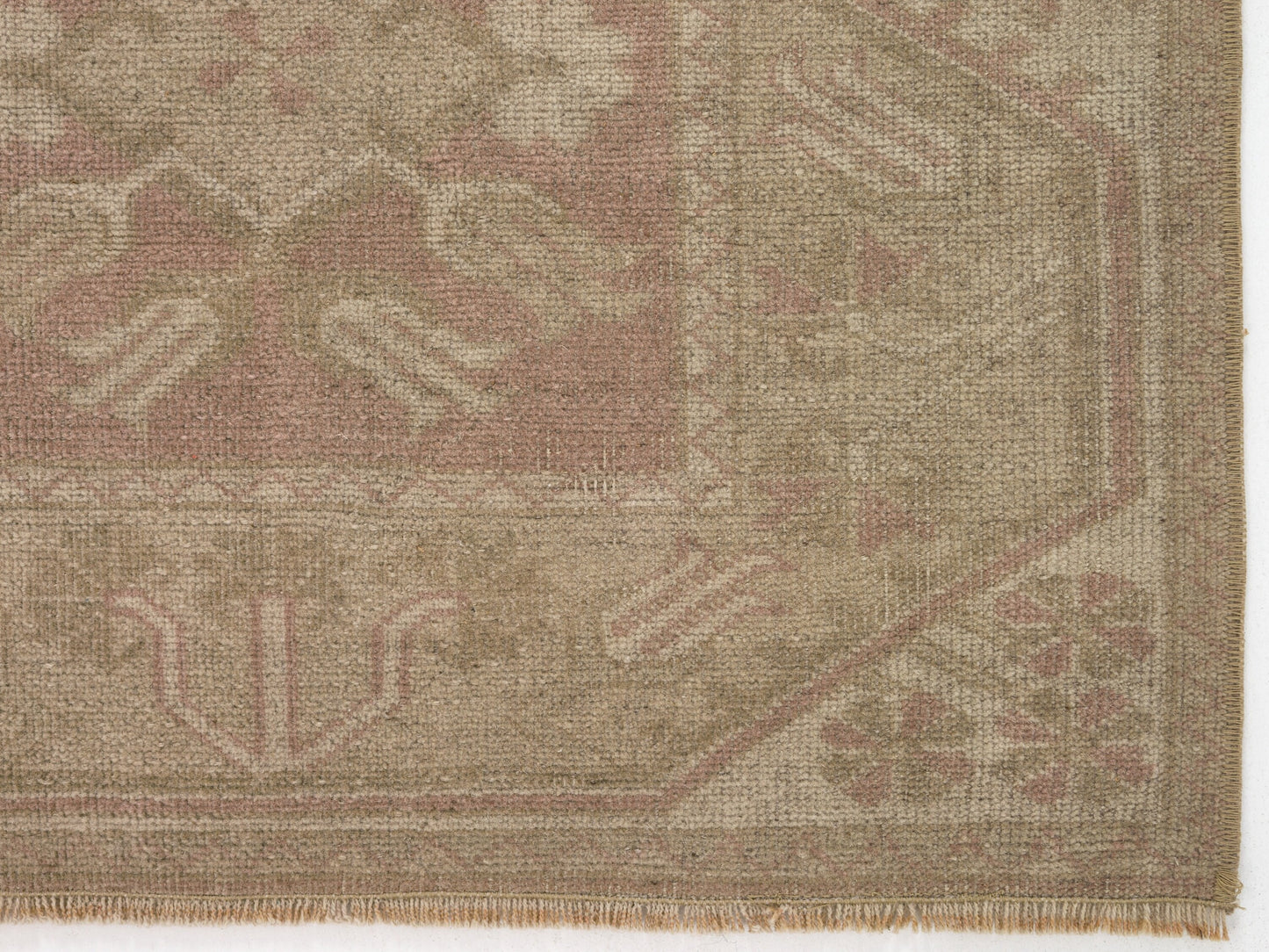 Neutral Rug, Beige Small Rug, Vintage Carpet, Turkish Carpet, Area Rug, 3x5 Rug, Faded Oushak Rug, Wool Handmade Rug, Entryway rug, 8951