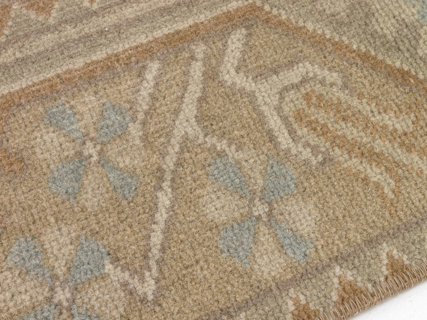 3x4 Faded Small Carpet Rug, Handmade Oushak Rug, Turkish Rug Neutral, Anatolia rug, Wool rug, Vintage Rug, Pastel rug, One of a kind,8948