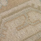 Vintage Neutral Oushak Rug ,Small Vintage Rug 2x3, Anatolian Turkish Rug , Faded Handmade Rug , Door mat Carpet Rug ,Small Area Rug,8898