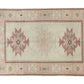 Muted Oushak Rug, Vintage Rug, Beige Rug, Area rug 4x5 , Small Carpet rug, Turkish Neutral rug, Handmade rug, Pastel rug, Oushak Carpet,9056