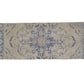 3x8 One of a kind Antique Kitchen Hallway Oushak Vintage Carpet Turkish Rug Runner, 7430