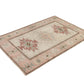 Muted Oushak Rug, Vintage Rug, Beige Rug, Area rug 4x5 , Small Carpet rug, Turkish Neutral rug, Handmade rug, Pastel rug, Oushak Carpet,9056