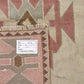 Muted Oushak Rug, Vintage Rug, Beige Rug, Area rug 4x5 , Small Carpet rug, Turkish Neutral rug, Handmade rug, Pastel rug, Oushak Carpet,9056