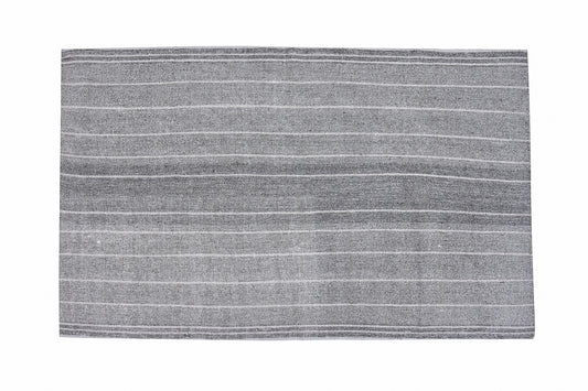 Handmade Area Kilim Rug, Turkish Unique Kilim Rug, Vintage Antique Kilim Rug, Coastal Decor, Gray Rug, Bedroom Rug, Kilim Rug 6x8, 12212