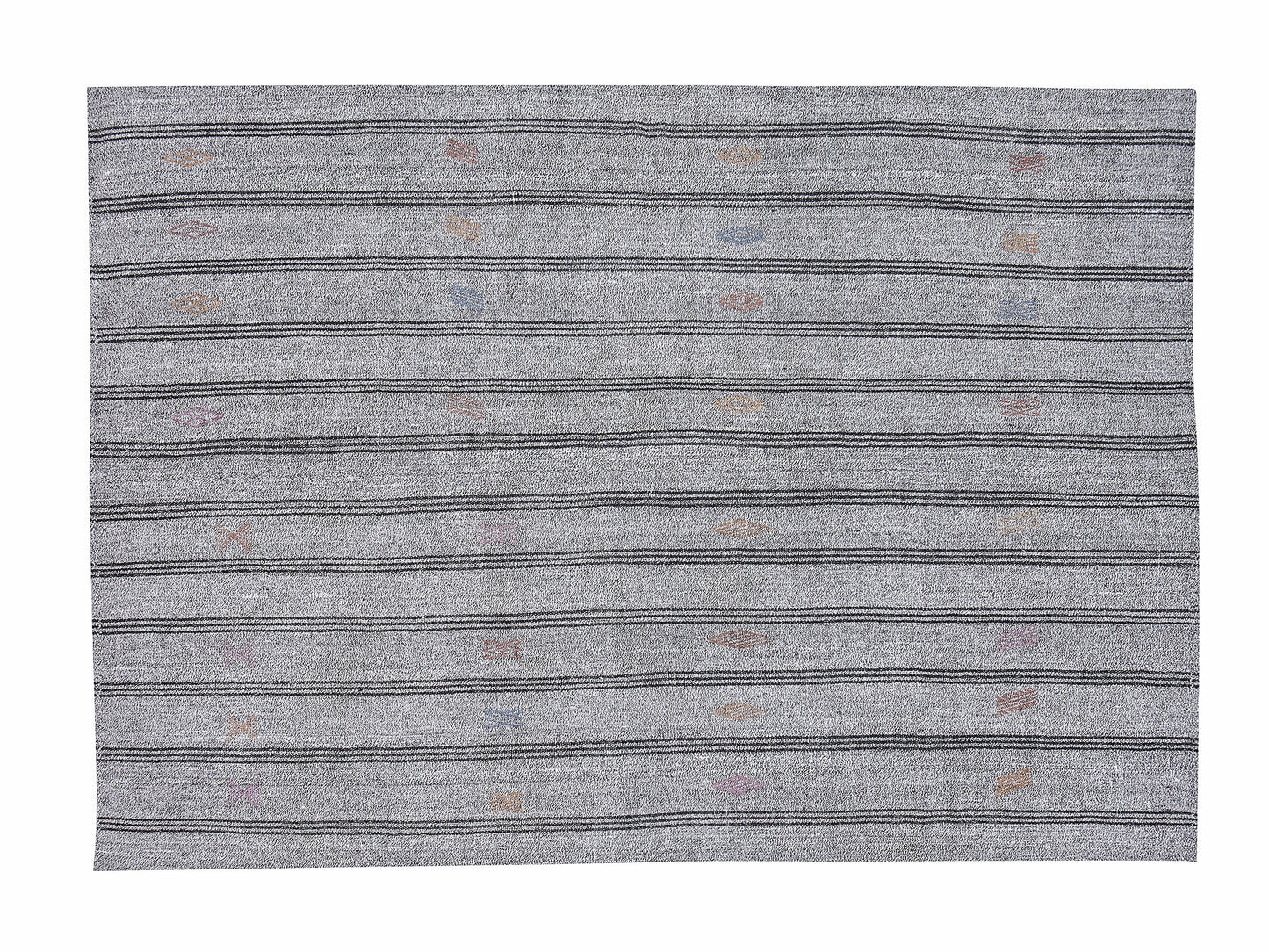 Vintage Handmade Kilim Rug, Turkish Faded Kilim Rug, Area Unique Kilim Rug, Gray Rug, Living Room Rug, Rug Kilim, Kilim Rug 6x8, 12213
