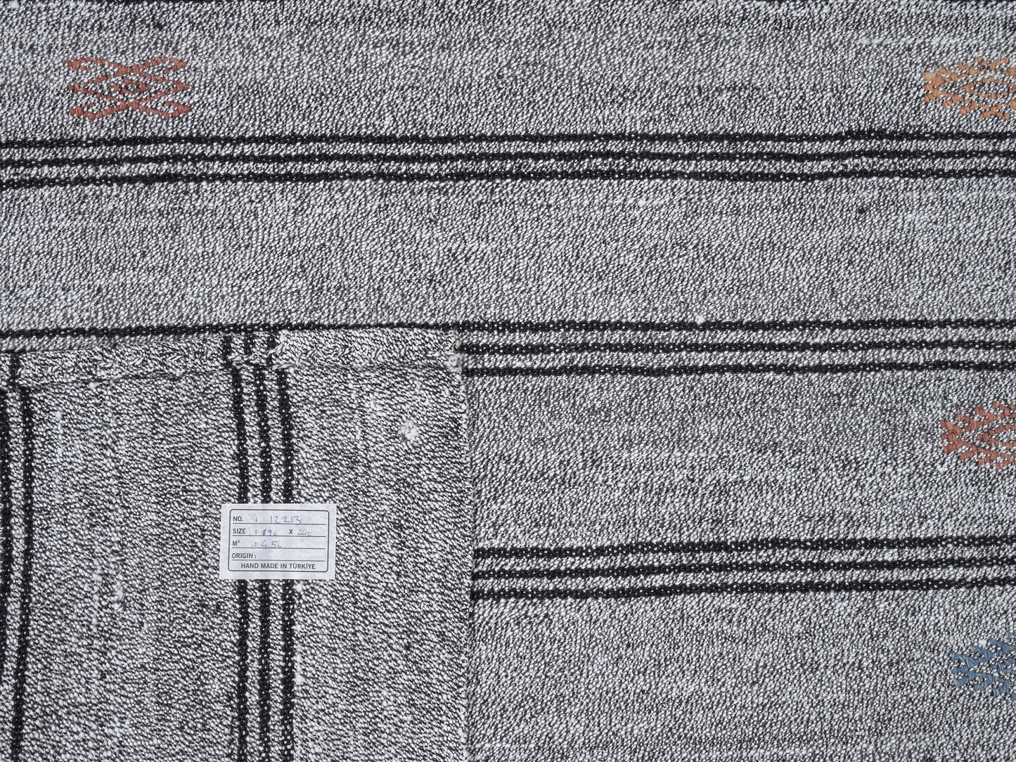 Vintage Handmade Kilim Rug, Turkish Faded Kilim Rug, Area Unique Kilim Rug, Gray Rug, Living Room Rug, Rug Kilim, Kilim Rug 6x8, 12213