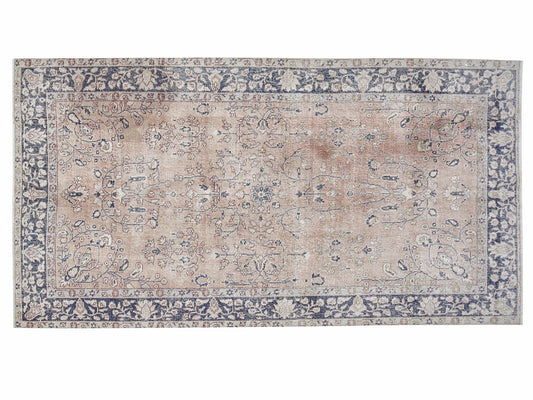 Vintage Rug, Handmade Rug, Area Rug, Turkish Rug, Oushak Rug, Turkey Rug, Neutral Rug, Office Rug, Carpet Rug, Primitive Rug, Rug 4x8, 12386