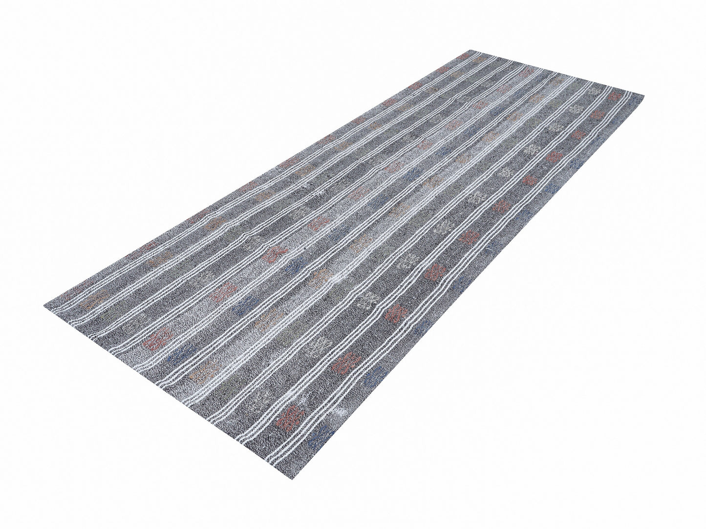 Turkish Vintage Runner Rug, Handmade Runner Rug, Oushak Runner, Long Runner, Kilim Runner, Scandinavian Rug, Rug Runner 3x10, 12226