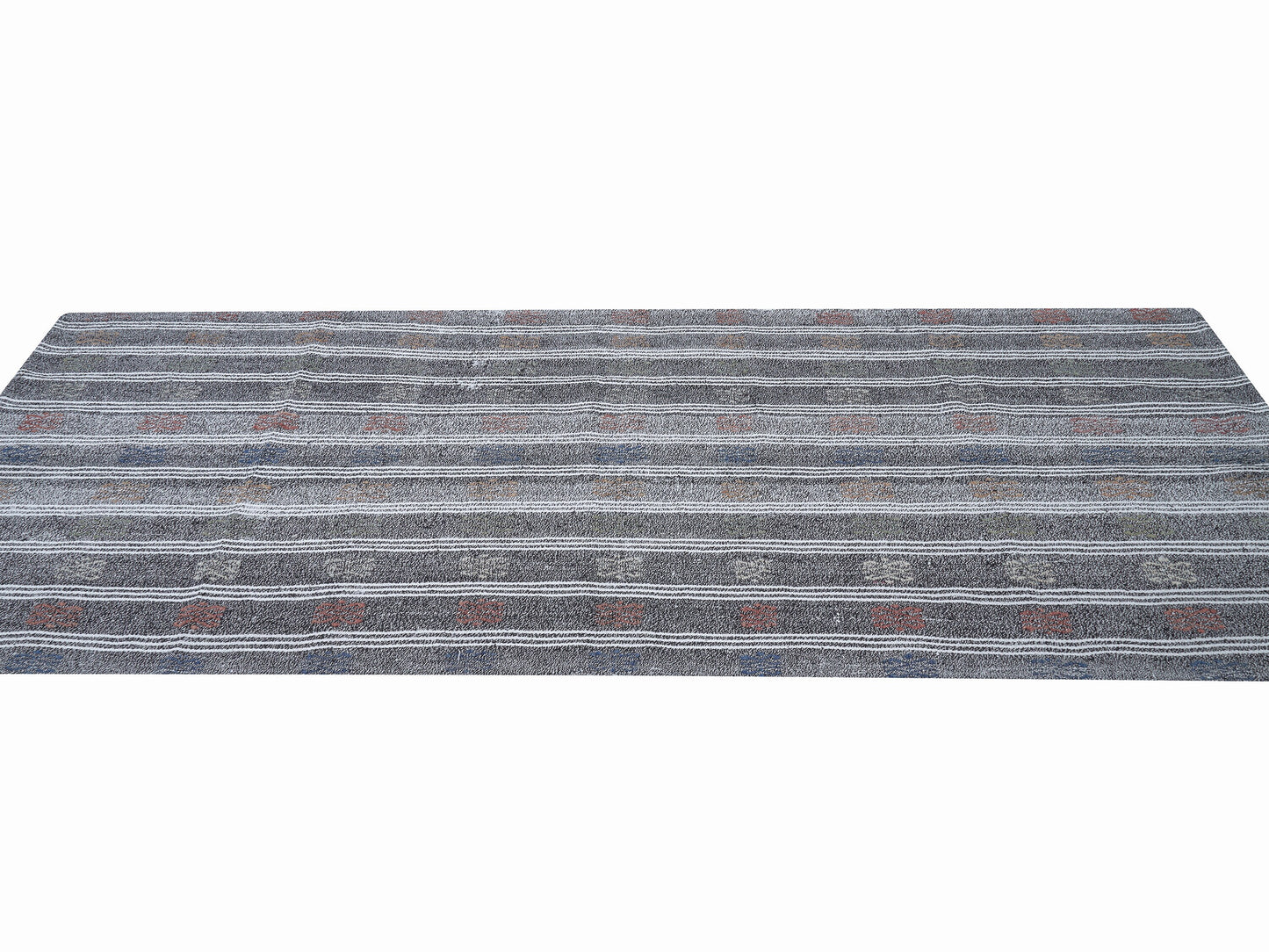 Turkish Vintage Runner Rug, Handmade Runner Rug, Oushak Runner, Long Runner, Kilim Runner, Scandinavian Rug, Rug Runner 3x10, 12226