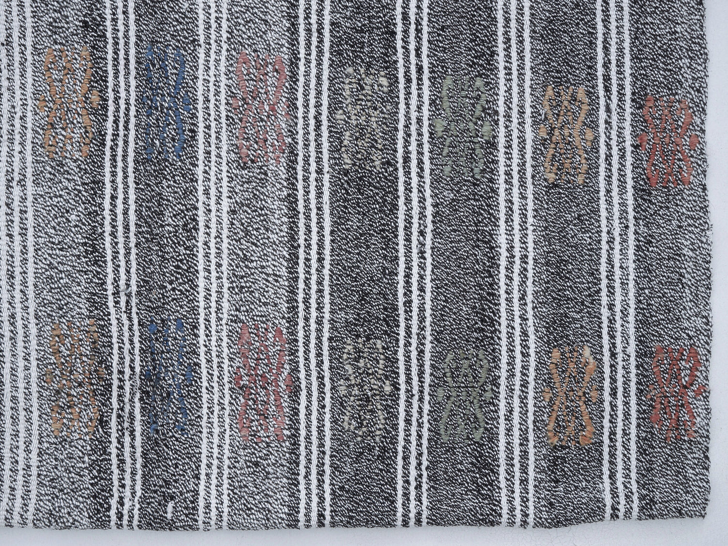 Turkish Vintage Runner Rug, Handmade Runner Rug, Oushak Runner, Long Runner, Kilim Runner, Scandinavian Rug, Rug Runner 3x10, 12226