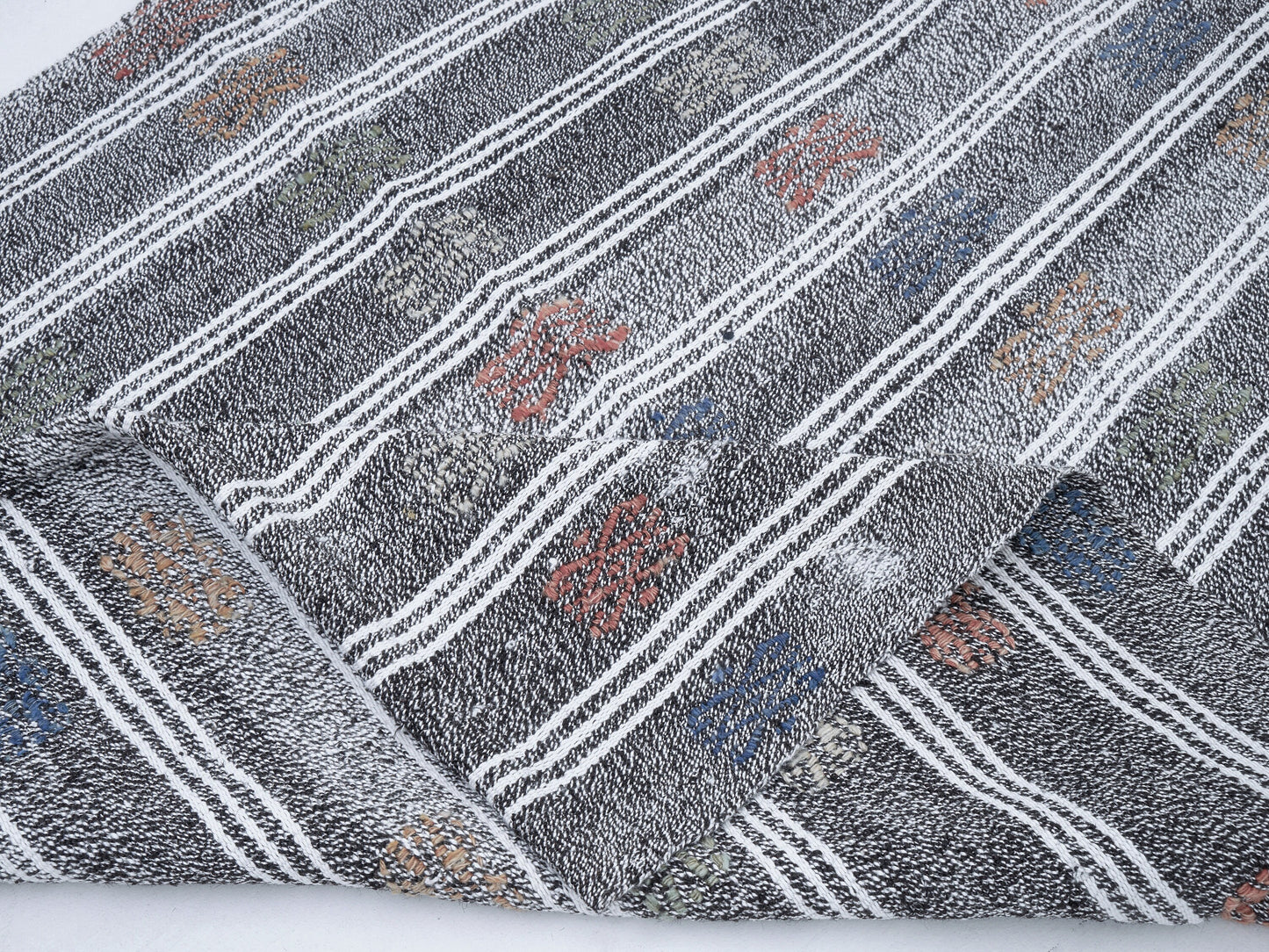 Turkish Vintage Runner Rug, Handmade Runner Rug, Oushak Runner, Long Runner, Kilim Runner, Scandinavian Rug, Rug Runner 3x10, 12226