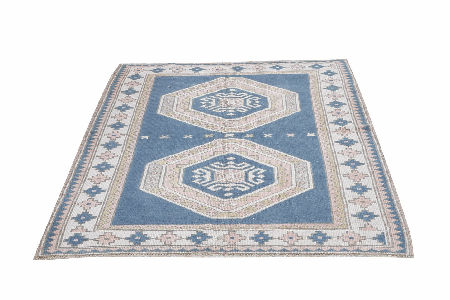 Vintage Rug, Turkish Rug, Oushak Rug, Handmade Rug, Area Rug, Neutral Rug, Bohemian Rug, Vintage Carpet, Carpet Rug, Rug 4x6, 12369