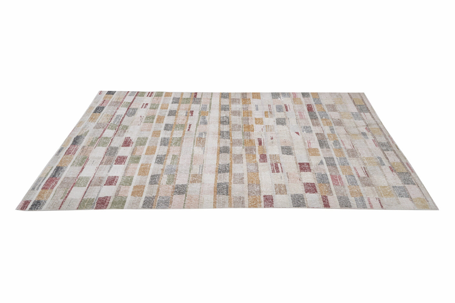 Oushak Area Rug, Turkish Vintage Handmade Rug, Neutral Floor Rug, Carpet Rug, Office Rug, Anatolia Rug, Rug 5x7, Turkish Carpet, 12374