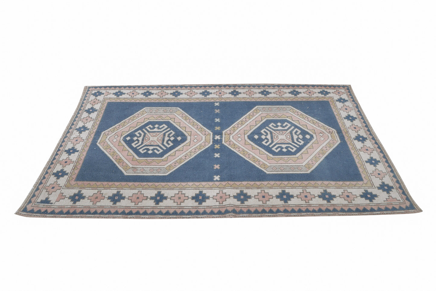 Vintage Rug, Turkish Rug, Oushak Rug, Handmade Rug, Area Rug, Neutral Rug, Bohemian Rug, Vintage Carpet, Carpet Rug, Rug 4x6, 12369
