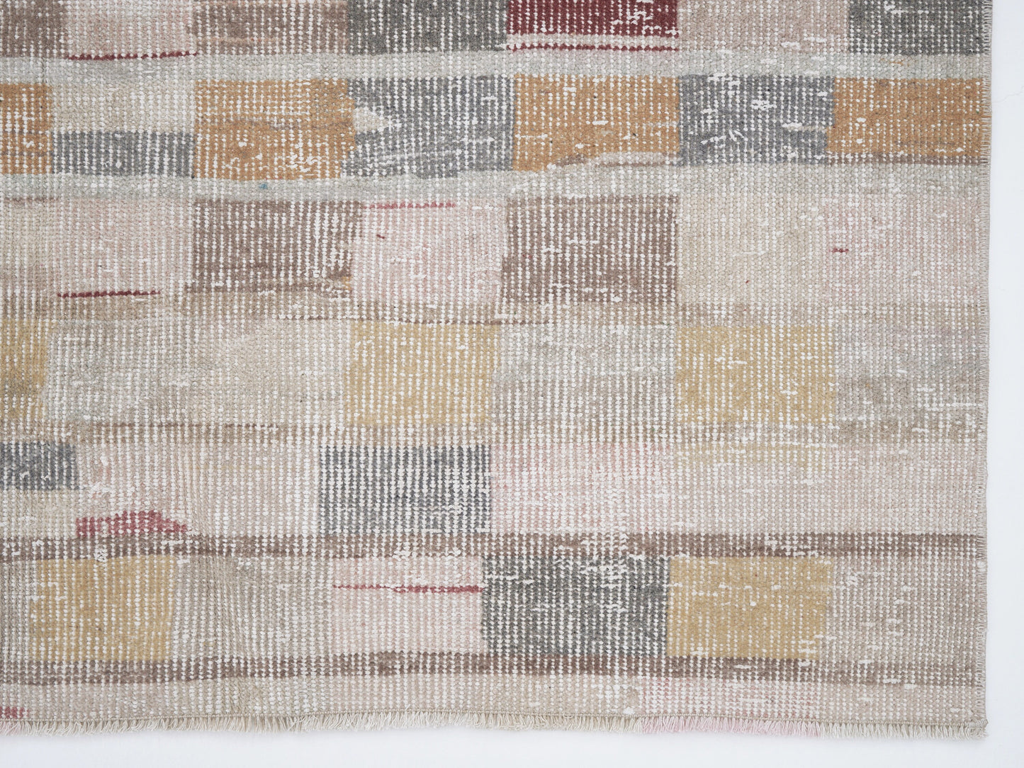 Oushak Area Rug, Turkish Vintage Handmade Rug, Neutral Floor Rug, Carpet Rug, Office Rug, Anatolia Rug, Rug 5x7, Turkish Carpet, 12374