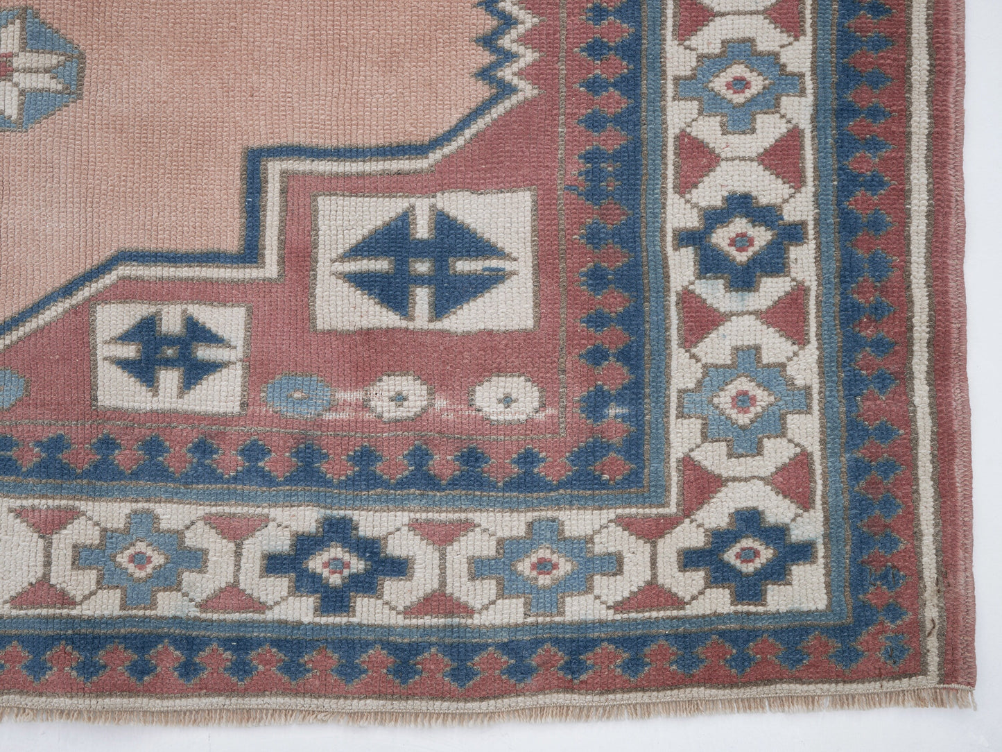 Vintage Oushak Rug, Turkish Handmade Eclectic Rug, Neutral Floor Rug,Area Rug, Bohemian Rug, Vintage Carpet, Living Room Rug, Rug 4x6, 12368