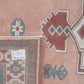 Vintage Oushak Rug, Turkish Handmade Eclectic Rug, Neutral Floor Rug,Area Rug, Bohemian Rug, Vintage Carpet, Living Room Rug, Rug 4x6, 12368