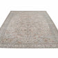Turkish Vintage Rug, Handmade Area Rug, Oushak Rustic Rug, Neutral Muted Rug, Primitive Rug, Carpet Rug, Living Room Rug, Rug 6x10, 12390