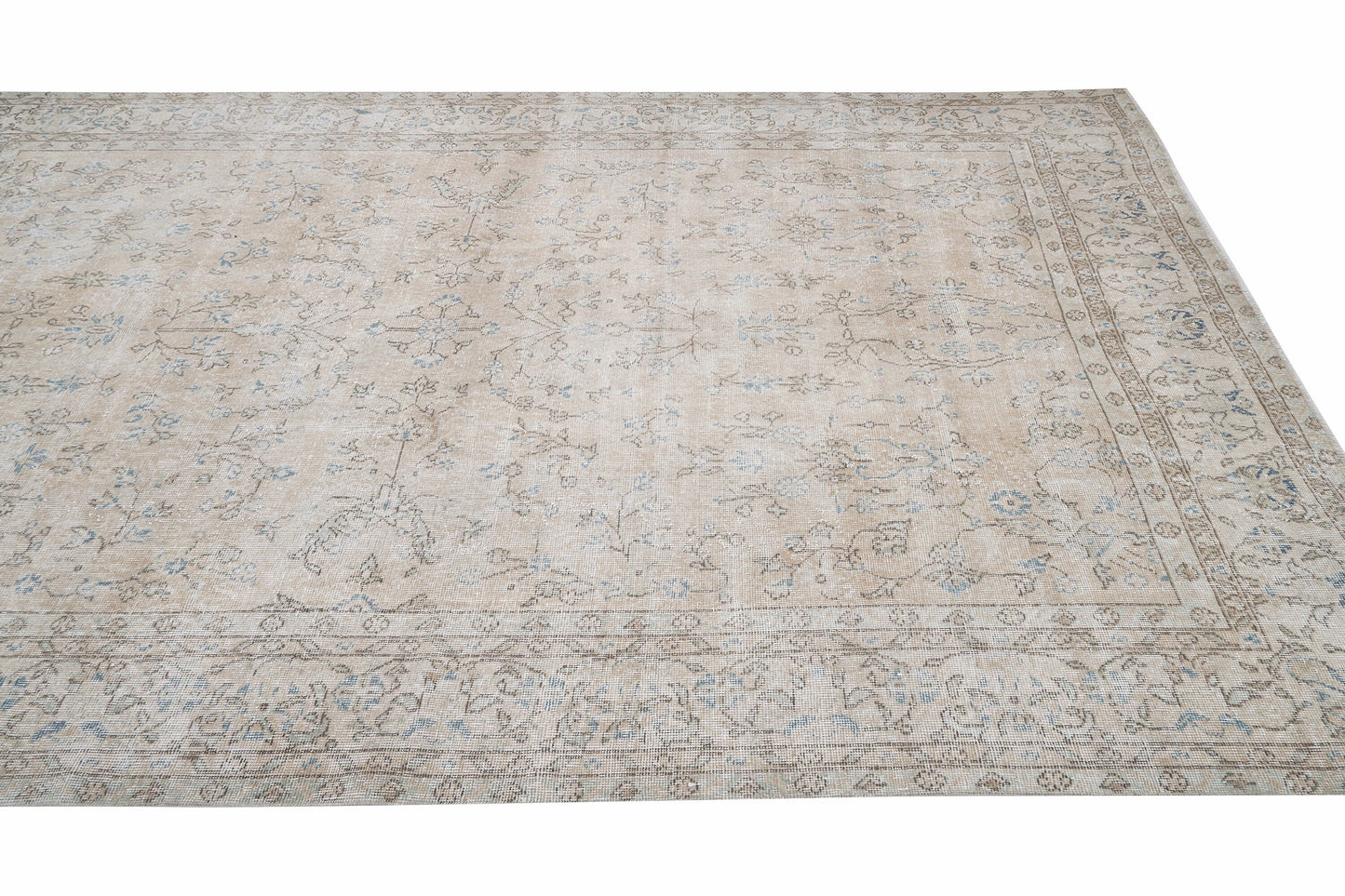 Vintage Handmade Area Rug, Turkish Oushak Rustic Rug, Rug 7x10, Carpet Rug, Kid Room Rug, Primitive Rug, Turkish Carpet, Turkey Rug, 12510