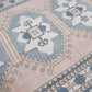 Handmade Area Rug, Turkish Vintage Rug, Oushak Eclectic Rug, Neutral Faded Rug, Bedroom Rug, Vintage Carpet, Bohemian Rug, Rug 7x11, 12517
