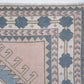 Handmade Area Rug, Turkish Vintage Rug, Oushak Eclectic Rug, Neutral Faded Rug, Bedroom Rug, Vintage Carpet, Bohemian Rug, Rug 7x11, 12517