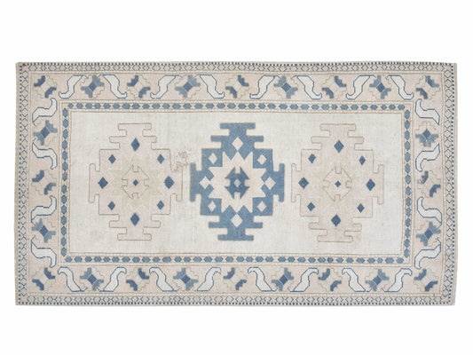 Turkish Handmade Area Rug, Vintage Oushak Rug, Kid Room Rug, Carpet Rug, Neutral Floor Rug, Turkish Carpet, Rug 4x6, Turkey Rug, 12468