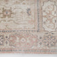 Turkish Oushak Rug, Vintage Handmade Area Rug, Neutral Faded Rug, Living Room Rug, Carpet Rug, Oushak Carpet, Turkey Rug, Rug 7x10, 12490