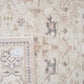 Turkish Oushak Rug, Vintage Handmade Area Rug, Neutral Faded Rug, Living Room Rug, Carpet Rug, Oushak Carpet, Turkey Rug, Rug 7x10, 12490