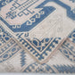Vintage Oushak Rug, Turkish Handmade Rug, Area Eclectic Rug, Kid Room Rug, Bohemian Rug, Rug 7x10, Neutral Muted Rug, Turkish Carpet, 12488
