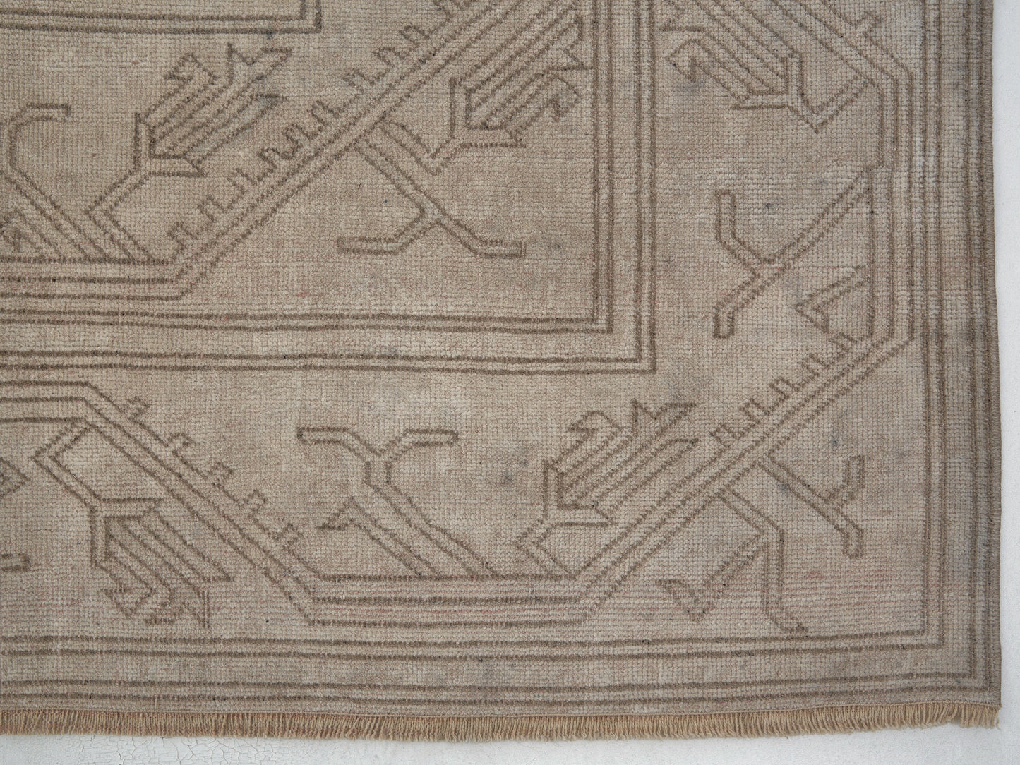 Turkish Oushak Rug, Vintage Handmade Rug, Office Rug, Neutral Area Rug, Scandinavian Rug, Vintage Carpet, Turkey Rug, Rug 5x8, 11483