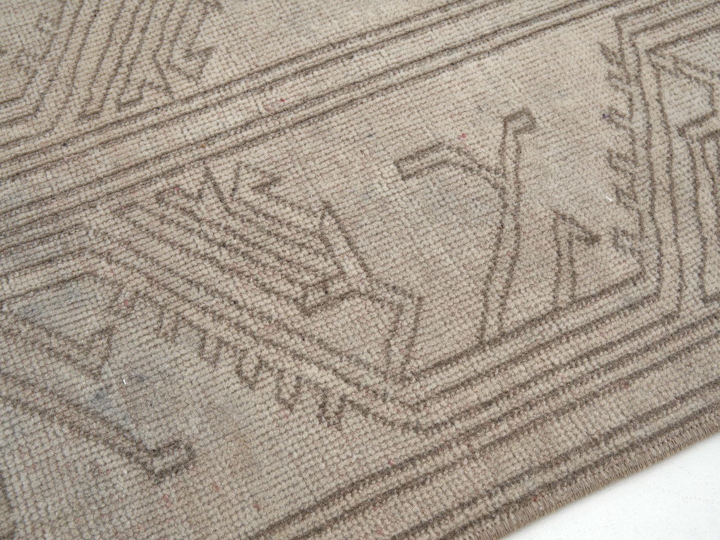 Turkish Oushak Rug, Vintage Handmade Rug, Office Rug, Neutral Area Rug, Scandinavian Rug, Vintage Carpet, Turkey Rug, Rug 5x8, 11483