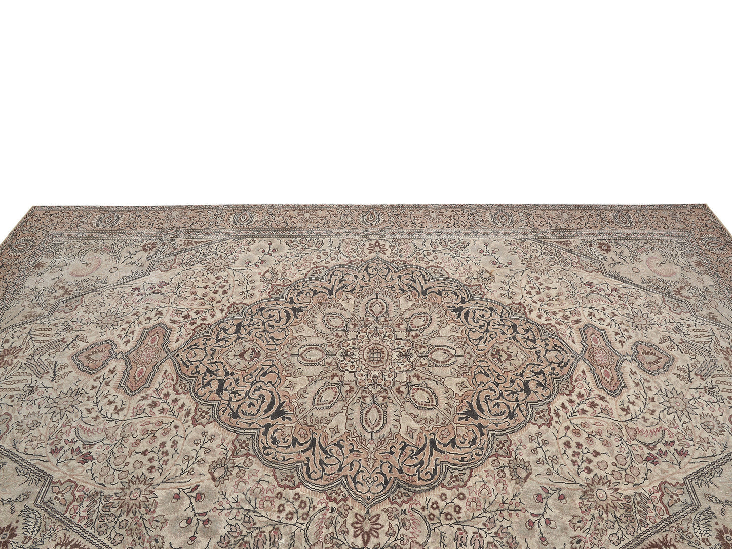 Turkish Vintage Rug, Handmade Area Eclectic Rug, Oushak Faded Rug, Living Room Rug, Bohemian Rug, Oushak Carpet, Turkey Rug, Rug 6x10, 11487