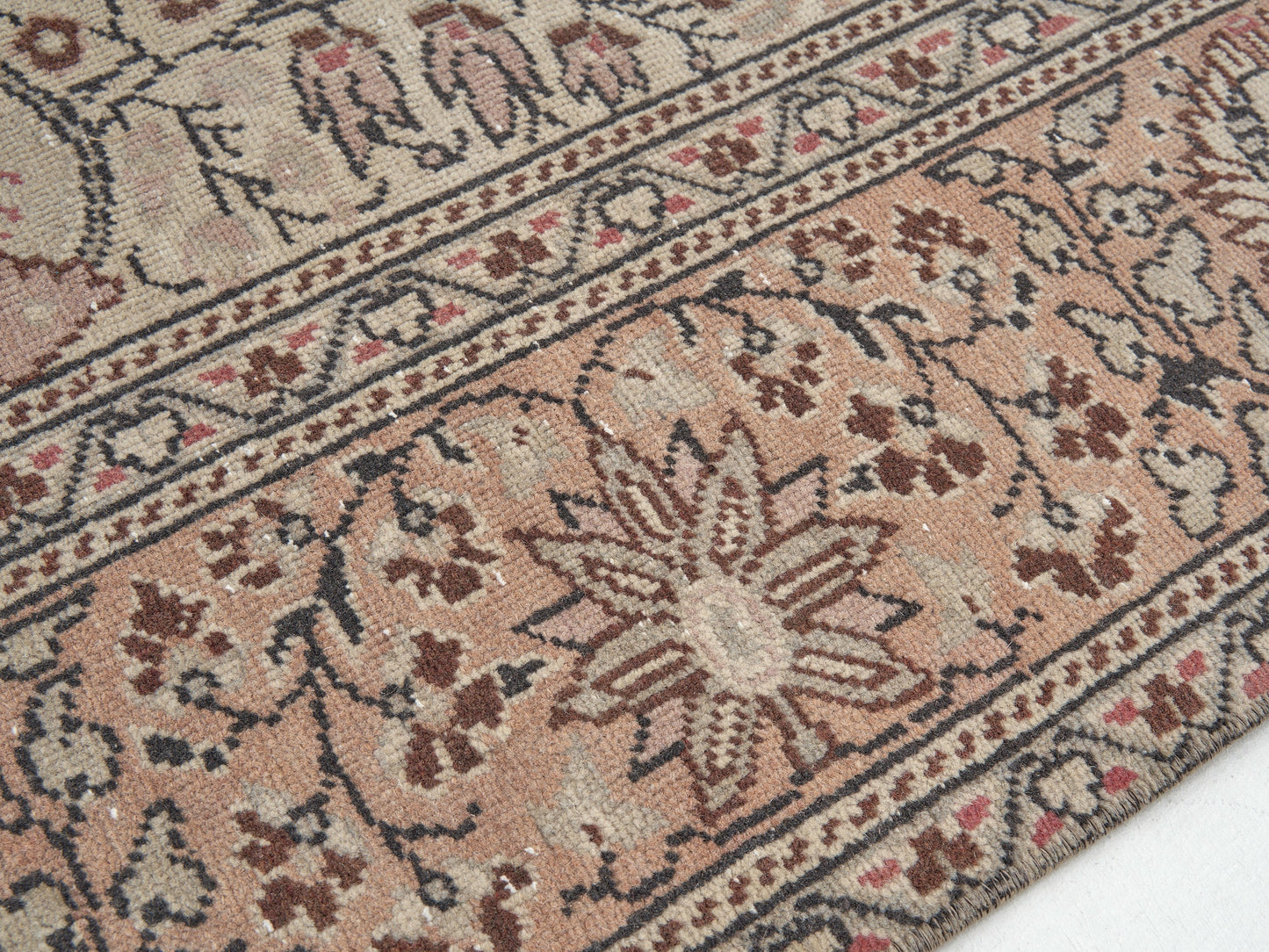 Turkish Vintage Rug, Handmade Area Eclectic Rug, Oushak Faded Rug, Living Room Rug, Bohemian Rug, Oushak Carpet, Turkey Rug, Rug 6x10, 11487