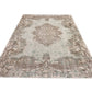 Vintage Rug, Beige rug 7x10, Handmade Rug, Turkish rug, Anatolia rug, Faded rug, Neutral Oushak rug, One of a kind rug,Made in Turkey, 10285