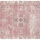 Turkish Oushak Rug 7x10, Large Vintage Pink Carpet Rug, Handmade Rug, Neutral Area rug, Farmhouse Rug, Unique rug, Area rug, 10283