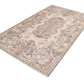 Faded Turkish rug 5x8, Area Oushak rug, Vintage rug Muted , Floral rug, Unique, Handmade rug, Living room, Bedroom rug,Made in Turkey, 10278