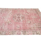 Turkish Oushak Rug 7x10, Large Vintage Pink Carpet Rug, Handmade Rug, Neutral Area rug, Farmhouse Rug, Unique rug, Area rug, 10283
