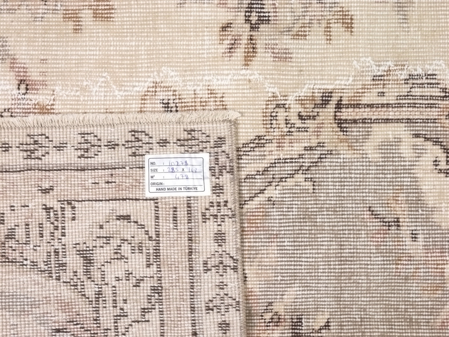 Faded Turkish rug 5x8, Area Oushak rug, Vintage rug Muted , Floral rug, Unique, Handmade rug, Living room, Bedroom rug,Made in Turkey, 10278