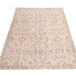 4x7 Beige Area Faded Muted Rug, Turkish Oushak Vintage Rug, Pastel Handmade Neutral Rug, Living room, 1970's Turkish rug, Turkey rug, 10282