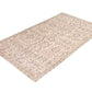 4x7 Beige Area Faded Muted Rug, Turkish Oushak Vintage Rug, Pastel Handmade Neutral Rug, Living room, 1970's Turkish rug, Turkey rug, 10282
