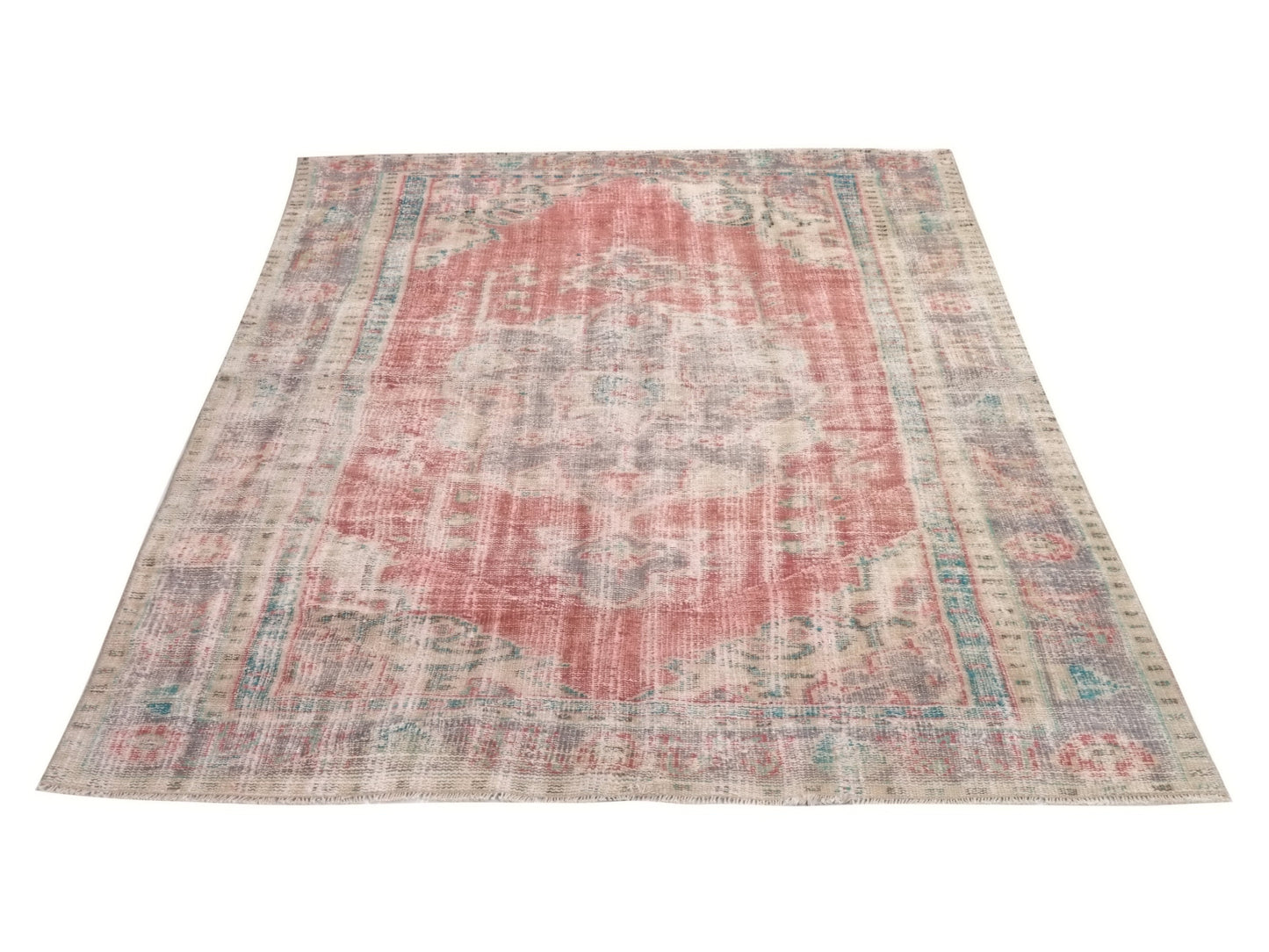 Distressed Oushak Rug, Anatolia rug, Area Rug, Oriental rug, Turkish Rug, Vintage rug, Antique rug, Ethnic rug, Bohemian rug, 5x8 Rug, 10276