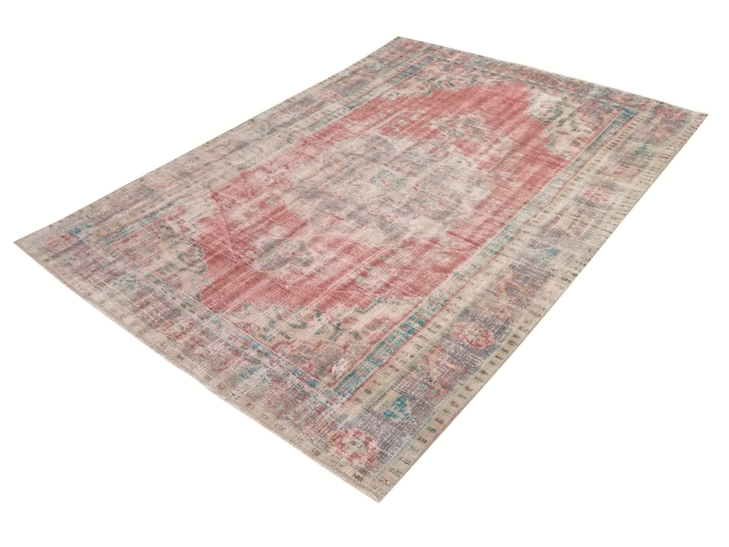 Distressed Oushak Rug, Anatolia rug, Area Rug, Oriental rug, Turkish Rug, Vintage rug, Antique rug, Ethnic rug, Bohemian rug, 5x8 Rug, 10276