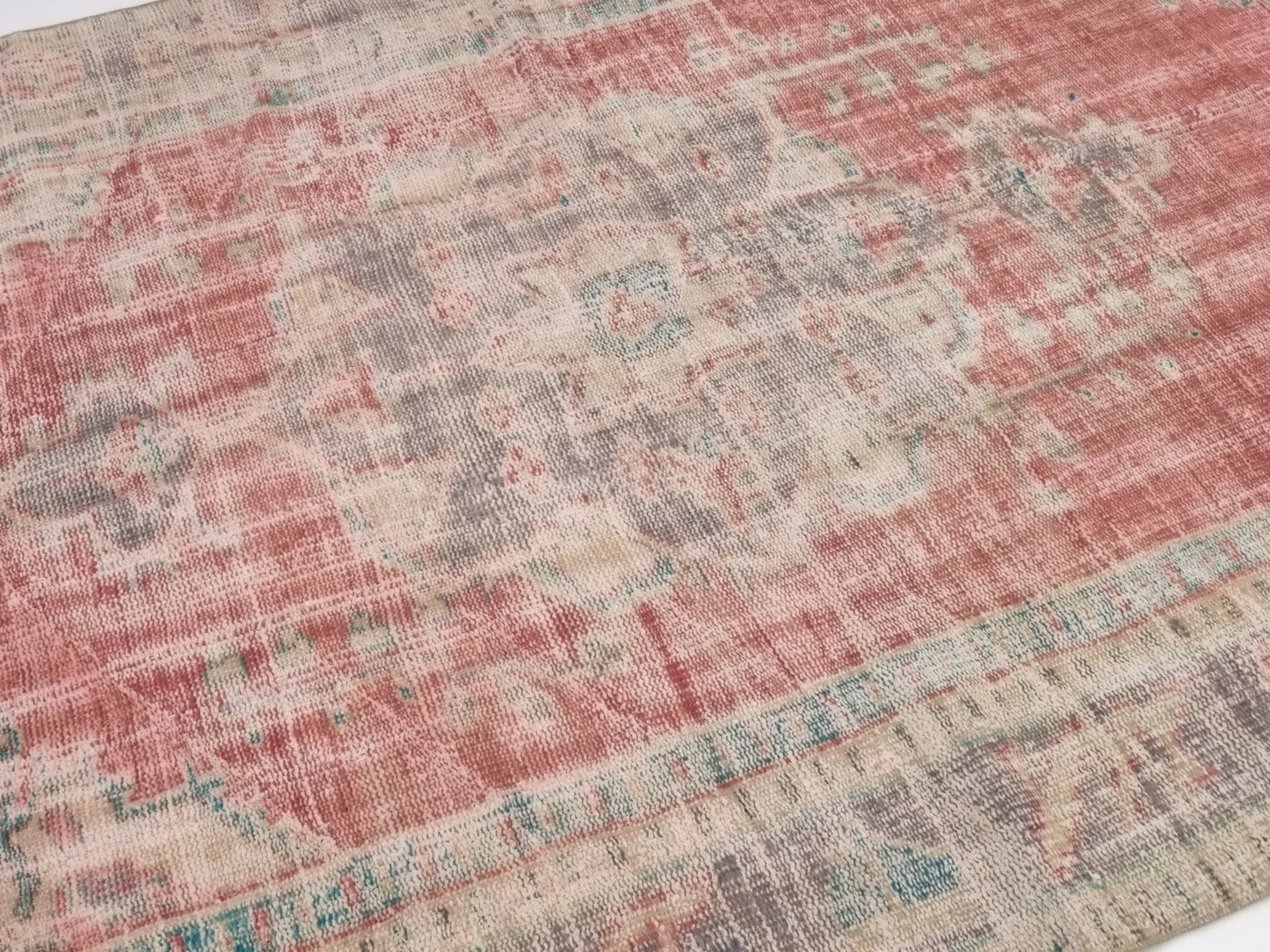 Distressed Oushak Rug, Anatolia rug, Area Rug, Oriental rug, Turkish Rug, Vintage rug, Antique rug, Ethnic rug, Bohemian rug, 5x8 Rug, 10276