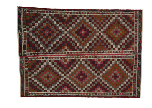 Kilim Rug 5x7, Turkish Vintage Kilim Rug, Handmade Antique Rug, Bohemian Rug, Bedroom Rug, Area Faded Kilim Rug, Wool Rug, Rug Kilim, 2661