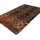 Vintage Turkish Kilim Rug, Area Kilim Rug, Bedroom Rug, Handmade Unique Rug, Primitive Area Rug, Wool Rug, Kilim Rug 5x8, Anatolia Rug, 2876