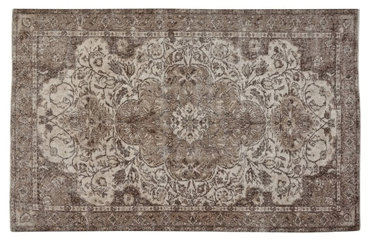 Turkish Oushak Rug, Vintage Rug, Handmade rug, Area Carpet rug, Rustic decor, Ethnic rug, 6x10 Rug,Anatolia rug, Oushak Carpet, Brown, 10261