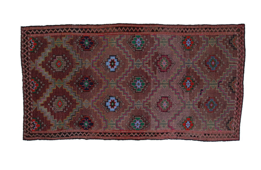 Kilim Rug, Area Kilim Rug, Faded Anatolia Rug, Turkish Vintage Rug, Turkey Rug, Eclectic Rug, Ethnic Rug, Home Decor, Floor Rug, Kilim, 3183