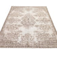 Faded Turkish rug, Area Oushak rug 5x8, Vintage rug Muted , Floral rug, Unique rug, Handmade rug, Living room, Bedroom,Made in Turkey, 10259