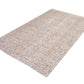 Floral Vintage Rug, 5x8 Turkish Oushak Rug, Area Rug, Faded rug, Antique Rug, Beige, Brown, Neutral rug, Carpet rug, Handmade rug, 10256